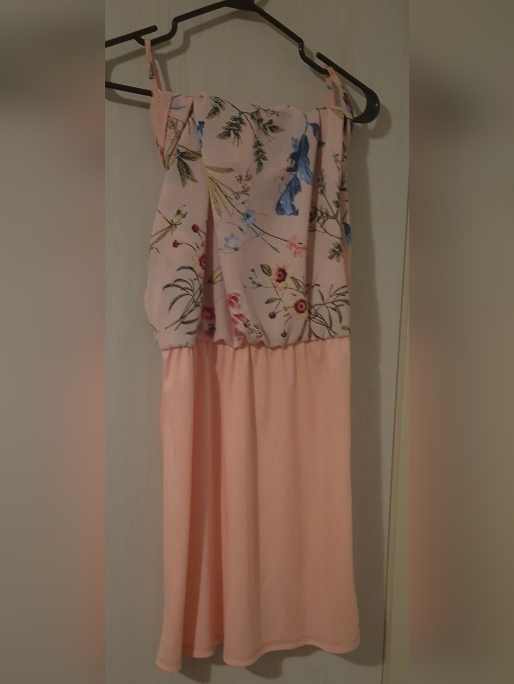 Kismet Botanical Floral Slip Dress Blush Pink (XS) - Picture 3 of 6